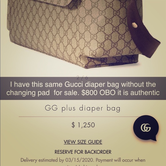 Gucci Handbags - Gucci Diaper Bag
